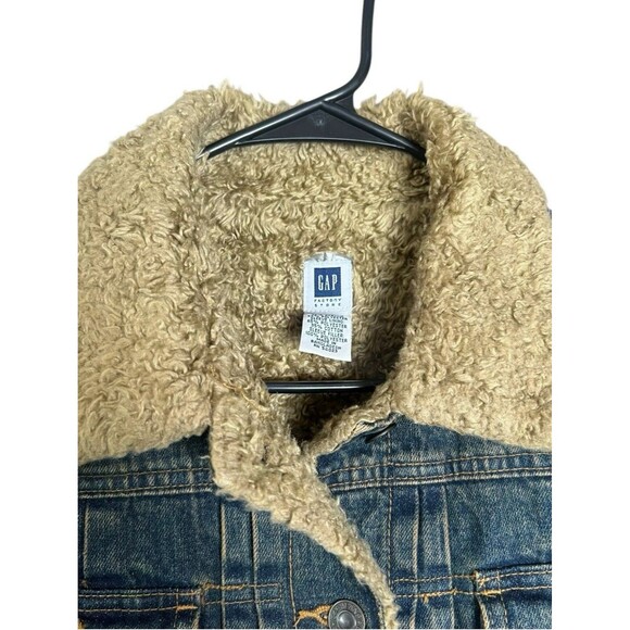Lorelei Gilmore Denim Trucker Sherpa Jacket Blue Gilmore Girls Size Small Y2K 00 - Picture 5 of 9